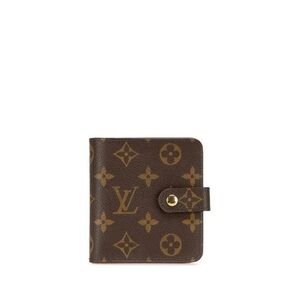 Louis Vuitton Brown Monogram Compact Wallet